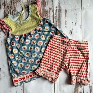 Matilda Jane Apple Top with Shorties